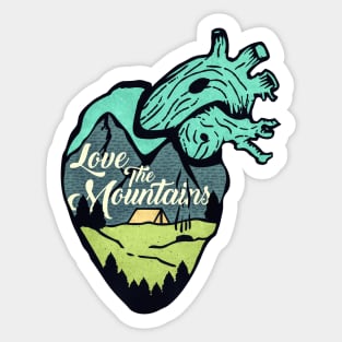 Love the Mountains Sticker